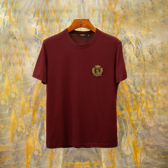 dolce & gabbana crest patch t-shirt